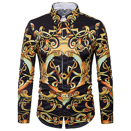 Men's Shirt Other Prints Optical Illusion Long Sleeve Daily Tops Business Basic Black
Men's Shirt Other Prints Optical Illusion Long Sleeve Daily Tops Business Basic Black