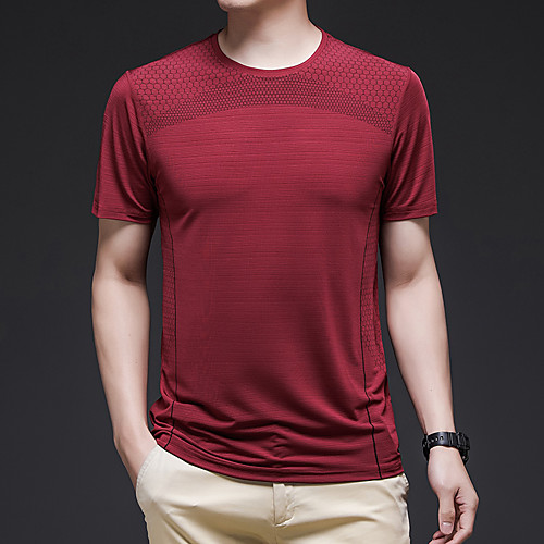 Men's Hiking Tee shirt Tee Tshirt Outdoor Breathable Quick Dry Elastane Black Burgundy Grey
Men's Hiking Tee shirt Tee Tshirt Outdoor Breathable Quick Dry Elastane Black Burgundy Grey