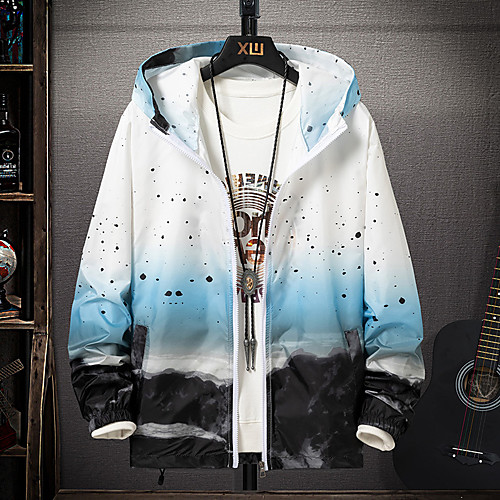 Men's Hiking Jacket Hiking Skin Jacket Hiking Windbreaker Jacket Top Outdoor UV Sun Protection Quick Dry Lightweight Breathable Autumn / Fall Spring Black starry sky Bai Xingkong Dark blue starry sky
Men's Hiking Jacket Hiking Skin Jacket Hiking Windbreaker Jacket Top Outdoor UV Sun Protection Quick Dry Lightweight Breathable Autumn / Fall Spring Black starry sky Bai Xingkong Dark blue starry sky