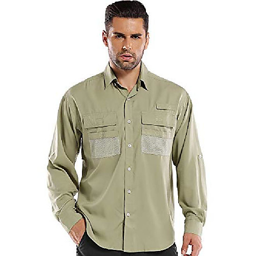 Men's Hiking Shirt / Button Down Shirts Fishing Shirt Long Sleeve Shirt Top Outdoor Lightweight Breathable Quick Dry Sweat wicking Autumn / Fall Spring Screen Color Pink White Hunting Fishing Climbing
Men's Hiking Shirt / Button Down Shirts Fishing Shirt Long Sleeve Shirt Top Outdoor Lightweight Breathable Quick Dry Sweat wicking Autumn / Fall Spring Screen Color Pink White Hunting Fishing Climbing