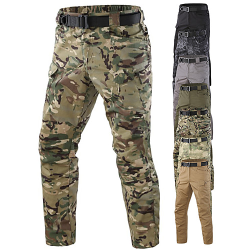 Men's Hiking Cargo Pants Tactical Pants Thermal Warm Waterproof Windproof Ventilation Fall Winter Spring Camo / Camouflage Bottoms for Camping / Hiking Hunting Fishing Green / Black Black Camouflage
Men's Hiking Cargo Pants Tactical Pants Thermal Warm Waterproof Windproof Ventilation Fall Winter Spring Camo / Camouflage Bottoms for Camping / Hiking Hunting Fishing Green / Black Black Camouflage