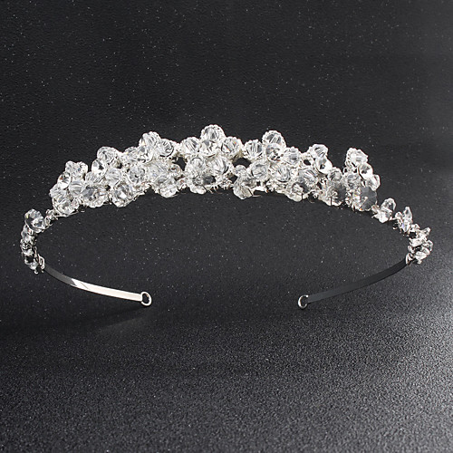 Wedding Bridal Rhinestone / Alloy Headpiece with Crystals / Rhinestones 1 Piece Wedding / Special Occasion Headpiece
Wedding Bridal Rhinestone / Alloy Headpiece with Crystals / Rhinestones 1 Piece Wedding / Special Occasion Headpiece