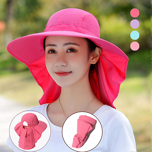 Women's Sun Hat Fishing Hat Hiking Hat with Neck Flap Sun Protection Wide Brim Outdoor Portable Breathable Quick Dry Ultraviolet Resistant Hat Purple Fuchsia Pink Hunting Fishing Climbing
Women's Sun Hat Fishing Hat Hiking Hat with Neck Flap Sun Protection Wide Brim Outdoor Portable Breathable Quick Dry Ultraviolet Resistant Hat Purple Fuchsia Pink Hunting Fishing Climbing