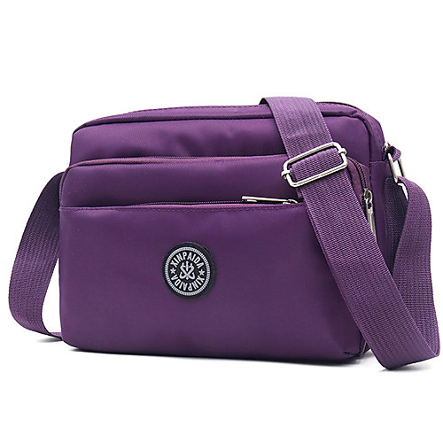 Women's Bags Nylon Crossbody Bag Solid Colored Daily Going out 2021 MessengerBag Black Purple Dark Blue
Women's Bags Nylon Crossbody Bag Solid Colored Daily Going out 2021 MessengerBag Black Purple Dark Blue