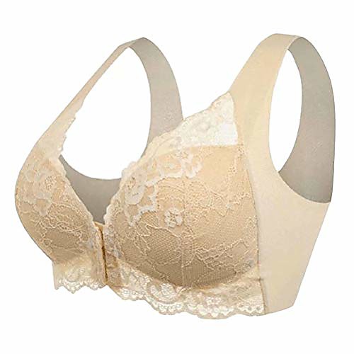 women's seamless lace bra top zero-burden bra sports bra push up padded plus size bra,apricot,l
women's seamless lace bra top zero-burden bra sports bra push up padded plus size bra,apricot,l