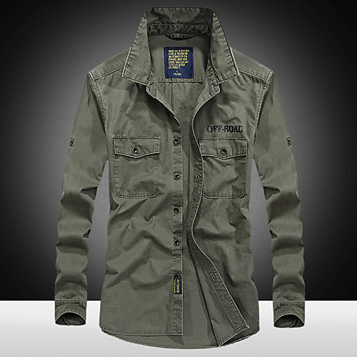 Men's Hiking Shirt / Button Down Shirts Fishing Shirt Military Tactical Shirt Outdoor Quick Dry Lightweight Breathable Sweat wicking Jacket Shirt Top Fishing Climbing Running Army green 1798 Khaki
Men's Hiking Shirt / Button Down Shirts Fishing Shirt Military Tactical Shirt Outdoor Quick Dry Lightweight Breathable Sweat wicking Jacket Shirt Top Fishing Climbing Running Army green 1798 Khaki