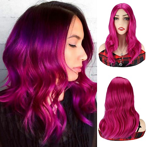 Purple Body Wave Wigs Syntheitc Hair Wigs Party Cosplay Wigs Natural Wavy Wigs For Women
Purple Body Wave Wigs Syntheitc Hair Wigs Party Cosplay Wigs Natural Wavy Wigs For Women