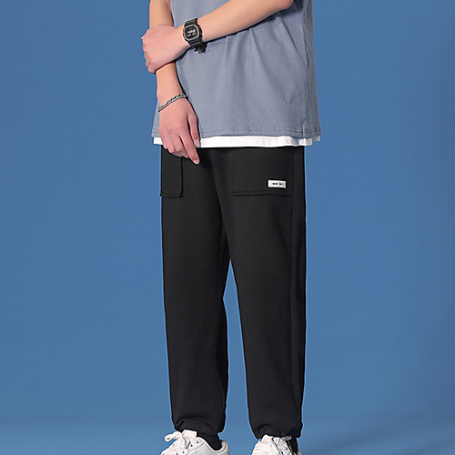 Men's Sweatpants Jogger Pants Side Pockets Drawstring Spandex Solid Color Sport Athleisure Pants / Trousers Pants Bottoms Breathable Moisture Wicking Soft Comfortable Everyday Use Casual Daily
Men's Sweatpants Jogger Pants Side Pockets Drawstring Spandex Solid Color Sport Athleisure Pants / Trousers Pants Bottoms Breathable Moisture Wicking Soft Comfortable Everyday Use Casual Daily