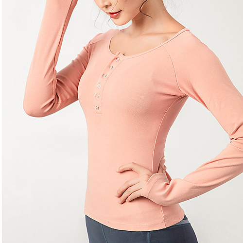Women's Tee / T-shirt Seamless Solid Color Sport Athleisure T Shirt Top Long Sleeve Quick Dry Breathable Soft Comfortable Everyday Use Casual Daily Outdoor
Women's Tee / T-shirt Seamless Solid Color Sport Athleisure T Shirt Top Long Sleeve Quick Dry Breathable Soft Comfortable Everyday Use Casual Daily Outdoor