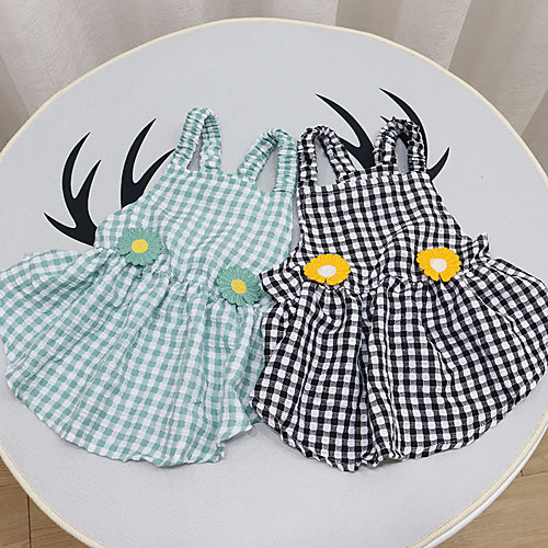 Dog Cat Dress Plaid Flower Basic Adorable Cute Casual / Daily Dog Clothes Puppy Clothes Dog Outfits Breathable Black Green Costume for Girl and Boy Dog Cotton Fabric S M L XL XXL
Dog Cat Dress Plaid Flower Basic Adorable Cute Casual / Daily Dog Clothes Puppy Clothes Dog Outfits Breathable Black Green Costume for Girl and Boy Dog Cotton Fabric S M L XL XXL