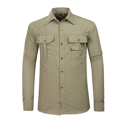 Men's Hiking Shirt / Button Down Shirts Long Sleeve Sweatshirt Top Outdoor Lightweight Breathable Quick Dry Sweat wicking Spring Summer Army Green Top Khaki top Grey top Fishing Climbing Camping
Men's Hiking Shirt / Button Down Shirts Long Sleeve Sweatshirt Top Outdoor Lightweight Breathable Quick Dry Sweat wicking Spring Summer Army Green Top Khaki top Grey top Fishing Climbing Camping