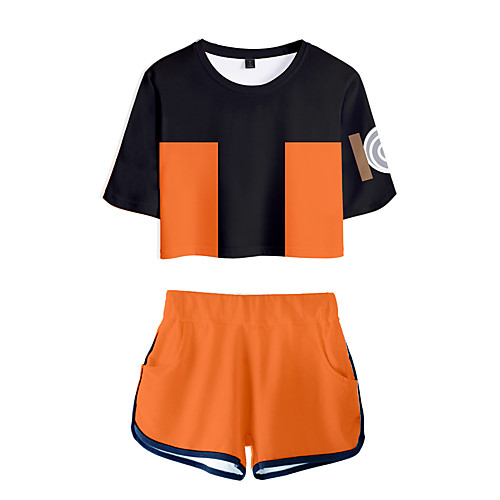 Inspired by Naruto Naruto Uzumaki Cosplay Costume Outfits Terylene Color Block 2 Piece Printing Shorts For Women's / Men's
Inspired by Naruto Naruto Uzumaki Cosplay Costume Outfits Terylene Color Block 2 Piece Printing Shorts For Women's / Men's