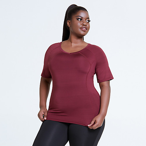 plus size women's slim running quick-drying t-shirt stretch sports short-sleeved breathable tight-fitting running sports fitness yoga wear
plus size women's slim running quick-drying t-shirt stretch sports short-sleeved breathable tight-fitting running sports fitness yoga wear