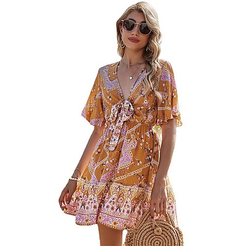 amazon 2021 spring romantic bowknot a-line skirt tie v-neck holiday print dress female mp-671
amazon 2021 spring romantic bowknot a-line skirt tie v-neck holiday print dress female mp-671