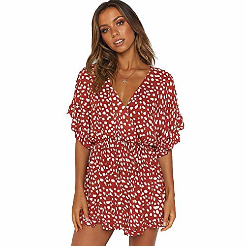 Women's Loose Short Mini Dress 9060 Half Sleeve Round Dots Summer Chic & Modern 2021 S M L XL XXL
Women's Loose Short Mini Dress 9060 Half Sleeve Round Dots Summer Chic & Modern 2021 S M L XL XXL