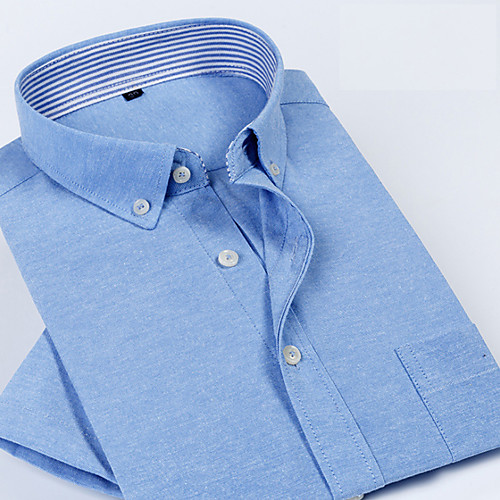 Men's Shirt Other Prints Solid Colored Short Sleeve Daily Tops Business Basic White Blue Purple
Men's Shirt Other Prints Solid Colored Short Sleeve Daily Tops Business Basic White Blue Purple