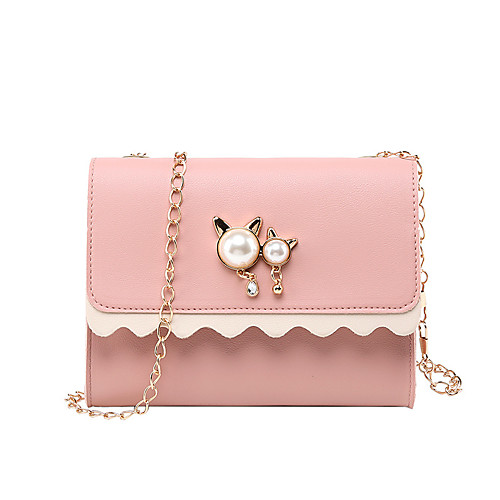 Women's Bags PU Leather Crossbody Bag Pearls Color Block Fashion Shopping Daily 2021 MessengerBag Black Blue Red Blushing Pink
Women's Bags PU Leather Crossbody Bag Pearls Color Block Fashion Shopping Daily 2021 MessengerBag Black Blue Red Blushing Pink