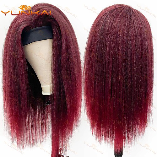 cloud headband wig headband wig yaki wine red long straight hair ice silk hair band headgear wholesale
cloud headband wig headband wig yaki wine red long straight hair ice silk hair band headgear wholesale
