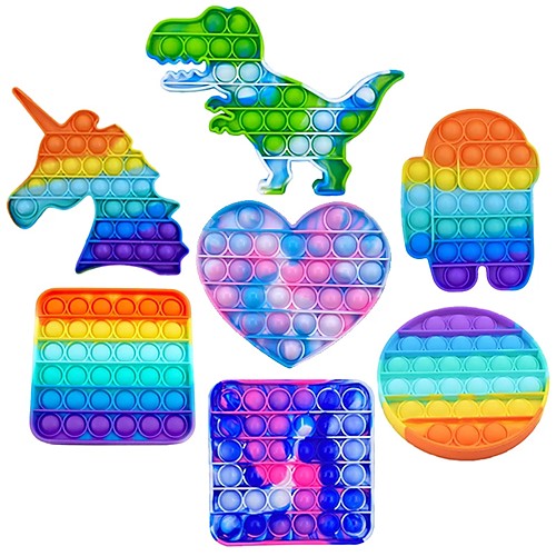 1PC Fidget Toy Rainbow Push Pop Bubble Anti Anxiety Sensory Toy Bubble Pop Stress Reliever Durable & Washable Soft Silicone Squeeze Fidget Toy Perfect for Adults & Kids
1PC Fidget Toy Rainbow Push Pop Bubble Anti Anxiety Sensory Toy Bubble Pop Stress Reliever Durable & Washable Soft Silicone Squeeze Fidget Toy Perfect for Adults & Kids