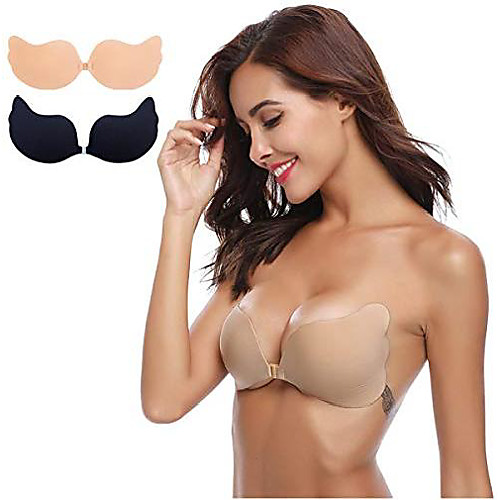 laveh sticky bra, 2 pack breathable strapless bra adhesive push up backless bras for women(a cup)
laveh sticky bra, 2 pack breathable strapless bra adhesive push up backless bras for women(a cup)