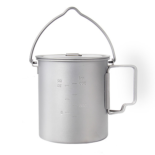 Camping Pot One-piece Suit Lightweight Anatomic Design 7075 Aluminium Alloy Titanium Stainless Steel Aluminum Alloy Aluminium for 1 person Outdoor Titanium
Camping Pot One-piece Suit Lightweight Anatomic Design 7075 Aluminium Alloy Titanium Stainless Steel Aluminum Alloy Aluminium for 1 person Outdoor Titanium