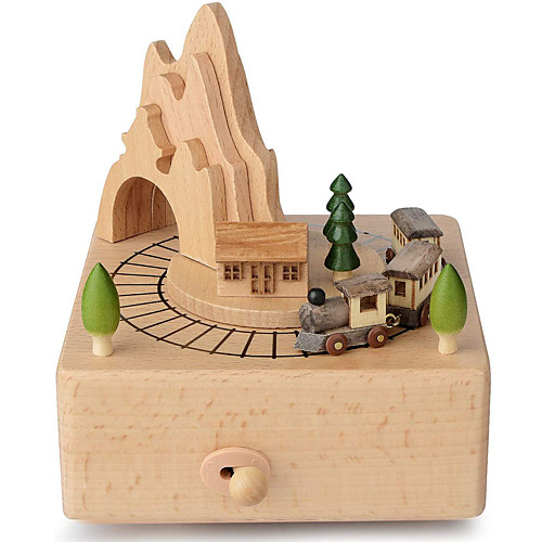 Music Box Small Train 1 pcs Gift Home Decor Wooden For Kid's Adults' Boys and Girls
Music Box Small Train 1 pcs Gift Home Decor Wooden For Kid's Adults' Boys and Girls
