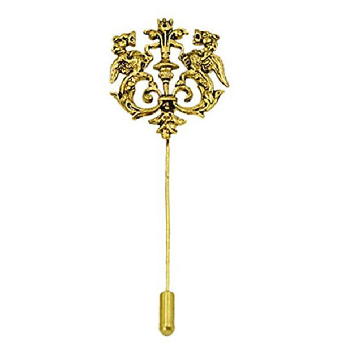 artisans gold toned mens lapel pin mens accessories brooch in an elegant velvet-finish gift pouch - adds a flair of style and distinction to your look (gold toned double headed emblem)
artisans gold toned mens lapel pin mens accessories brooch in an elegant velvet-finish gift pouch - adds a flair of style and distinction to your look (gold toned double headed emblem)