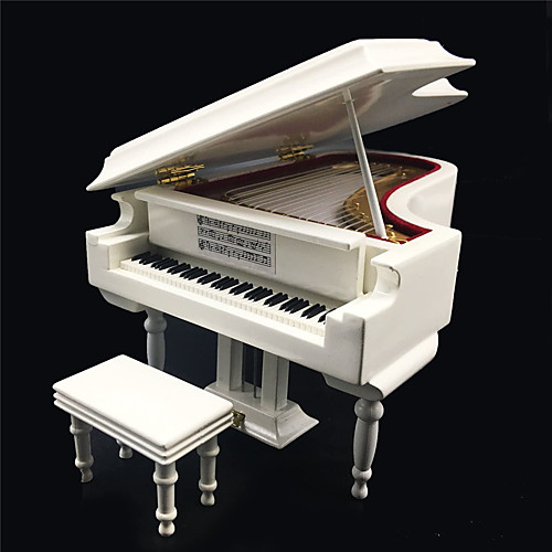 Music Box Piano with Bench 1 pcs Gift Home Decor Plastic For Kid's Adults' Boys and Girls
Music Box Piano with Bench 1 pcs Gift Home Decor Plastic For Kid's Adults' Boys and Girls