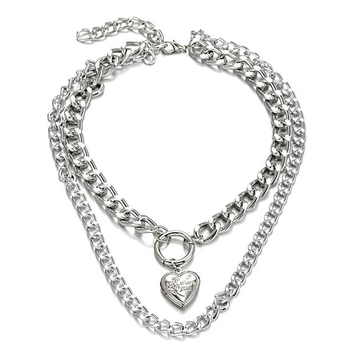 necklace jewelry love creative openable pendant necklace women's fashion double-layer chain short necklace trend
necklace jewelry love creative openable pendant necklace women's fashion double-layer chain short necklace trend