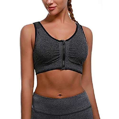 beninos women's zip front sports bra wireless post-surgery bra active yoga sports bras (823 grey, m)
beninos women's zip front sports bra wireless post-surgery bra active yoga sports bras (823 grey, m)