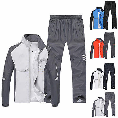 Men's Long Sleeve Tracksuit Sweatsuit 2 Piece Zipper Pocket Outfit Set Clothing Suit Street Athleisure Breathable Soft Fitness Running Jogging Exercise Sportswear Plus Size White Blue Red Light Gray
Men's Long Sleeve Tracksuit Sweatsuit 2 Piece Zipper Pocket Outfit Set Clothing Suit Street Athleisure Breathable Soft Fitness Running Jogging Exercise Sportswear Plus Size White Blue Red Light Gray