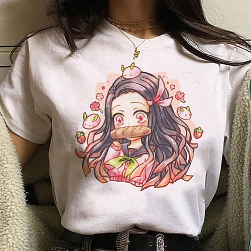 Inspired by Demon Slayer Cosplay Anime Cartoon Polyester / Cotton Blend Print Harajuku Graphic Kawaii T-shirt For Women's / Men's
Inspired by Demon Slayer Cosplay Anime Cartoon Polyester / Cotton Blend Print Harajuku Graphic Kawaii T-shirt For Women's / Men's