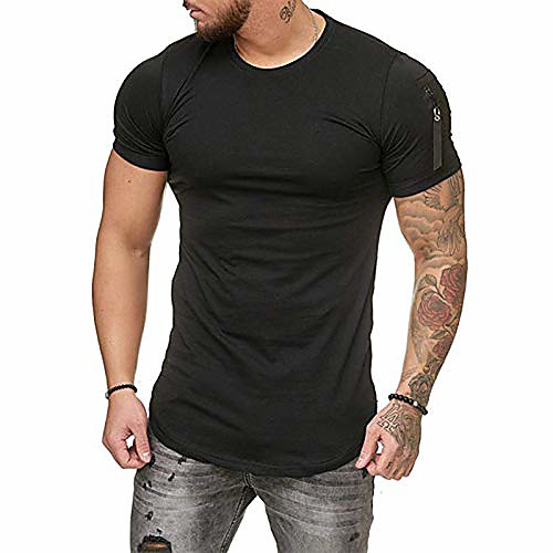 men's gym muscle athletic t-shirt fashion zipper workout cotton shirt slim fit summer short sleeve top
men's gym muscle athletic t-shirt fashion zipper workout cotton shirt slim fit summer short sleeve top