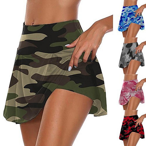 Women's High Waist Athletic Skort Running Skirt Athletic Bottoms 2 in 1 Summer Fitness Gym Workout Running Jogging Training Butt Lift Quick Dry Breathable Sport Solid Colored Dark Grey Camouflage Red
Women's High Waist Athletic Skort Running Skirt Athletic Bottoms 2 in 1 Summer Fitness Gym Workout Running Jogging Training Butt Lift Quick Dry Breathable Sport Solid Colored Dark Grey Camouflage Red