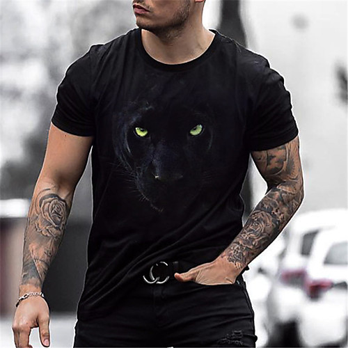 Men's Tee T shirt Shirt 3D Print Graphic Animal Plus Size Crew Neck Casual Daily Short Sleeve Tops Basic Designer Slim Fit Big and Tall Green Blue Black / Summer
Men's Tee T shirt Shirt 3D Print Graphic Animal Plus Size Crew Neck Casual Daily Short Sleeve Tops Basic Designer Slim Fit Big and Tall Green Blue Black / Summer