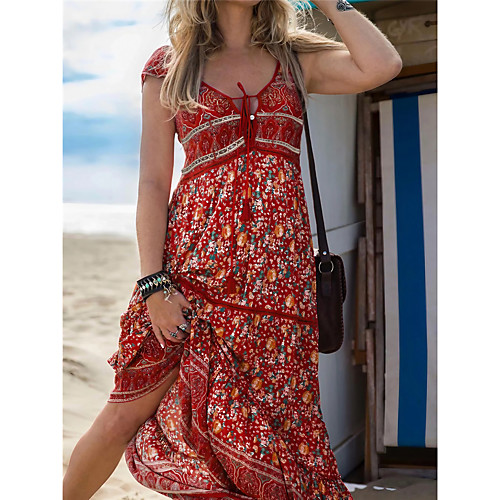Women's Sundress Midi Dress Blue Purple Orange Red Short Sleeve Floral Print Print Summer V Neck Casual Beach 2021 S M L XL XXL 3XL
Women's Sundress Midi Dress Blue Purple Orange Red Short Sleeve Floral Print Print Summer V Neck Casual Beach 2021 S M L XL XXL 3XL