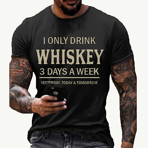 Men's Unisex Tee T shirt 3D Print Letter Plus Size Round Neck Casual Daily 3D Short Sleeve Tops Basic Designer Big and Tall Black Gray / Summer
Men's Unisex Tee T shirt 3D Print Letter Plus Size Round Neck Casual Daily 3D Short Sleeve Tops Basic Designer Big and Tall Black Gray / Summer