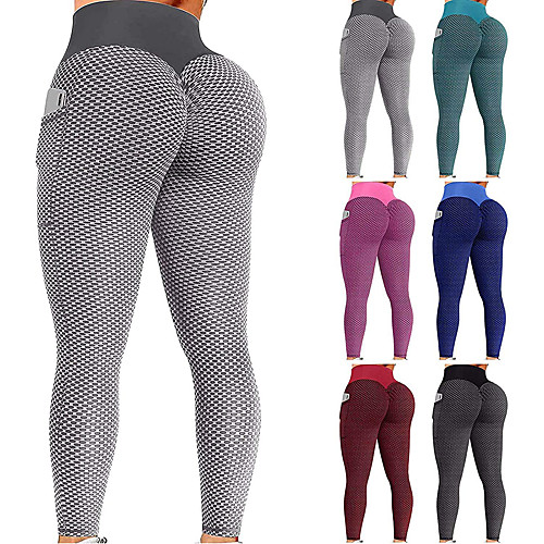 Women's High Waist Yoga Pants Scrunch Butt Side Pockets Tights Leggings Bottoms Tummy Control Butt Lift Quick Dry Red Blue Pink Yoga Fitness Gym Workout Winter Summer Sports High Elasticity
Women's High Waist Yoga Pants Scrunch Butt Side Pockets Tights Leggings Bottoms Tummy Control Butt Lift Quick Dry Red Blue Pink Yoga Fitness Gym Workout Winter Summer Sports High Elasticity