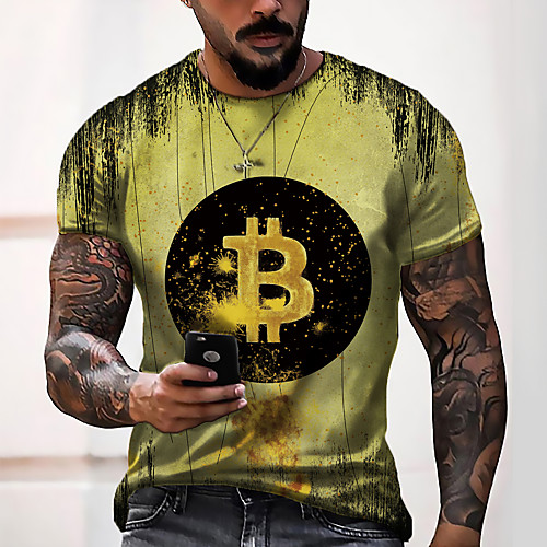 Men's Tee T shirt Shirt 3D Print Graphic Prints Letter Print Short Sleeve Daily Tops Casual Designer Big and Tall Round Neck Blue Red Yellow / Summer
Men's Tee T shirt Shirt 3D Print Graphic Prints Letter Print Short Sleeve Daily Tops Casual Designer Big and Tall Round Neck Blue Red Yellow / Summer