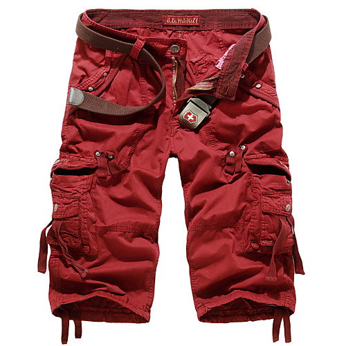 Men's Basic Daily Shorts Tactical Cargo Pants Solid Colored Knee Length Wine Army Green Gray Khaki Dark Gray
Men's Basic Daily Shorts Tactical Cargo Pants Solid Colored Knee Length Wine Army Green Gray Khaki Dark Gray
