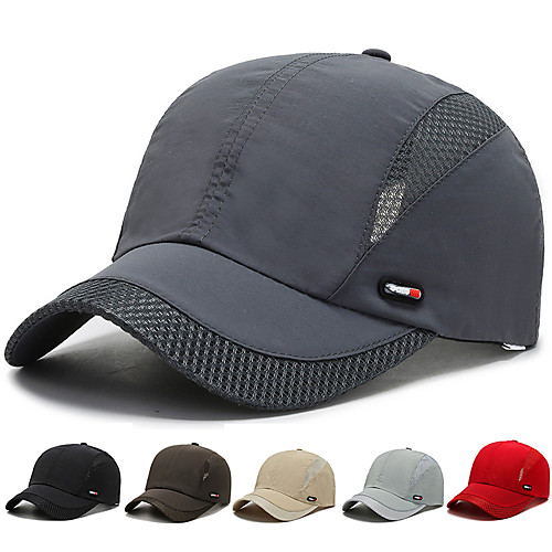 Baseball Cap Running Cap Sun Hat Women's Men's Hat Patchwork Adjustable Sun Protection Lightweight for Fitness Baseball Running Autumn / Fall Spring Summer Dark Grey Red Army Green
Baseball Cap Running Cap Sun Hat Women's Men's Hat Patchwork Adjustable Sun Protection Lightweight for Fitness Baseball Running Autumn / Fall Spring Summer Dark Grey Red Army Green