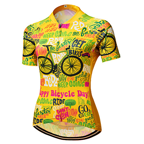 21Grams Women's Short Sleeve Cycling Jersey Summer Spandex Polyester Dark Pink Yellow Light Green Bike Jersey Top Mountain Bike MTB Road Bike Cycling Quick Dry Moisture Wicking Breathable Sports
21Grams Women's Short Sleeve Cycling Jersey Summer Spandex Polyester Dark Pink Yellow Light Green Bike Jersey Top Mountain Bike MTB Road Bike Cycling Quick Dry Moisture Wicking Breathable Sports