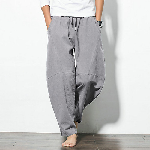 men's drawstring harem pants pockets baggy casual plain yoga trousers Solid Color loungewear(grey,xl)
men's drawstring harem pants pockets baggy casual plain yoga trousers Solid Color loungewear(grey,xl)