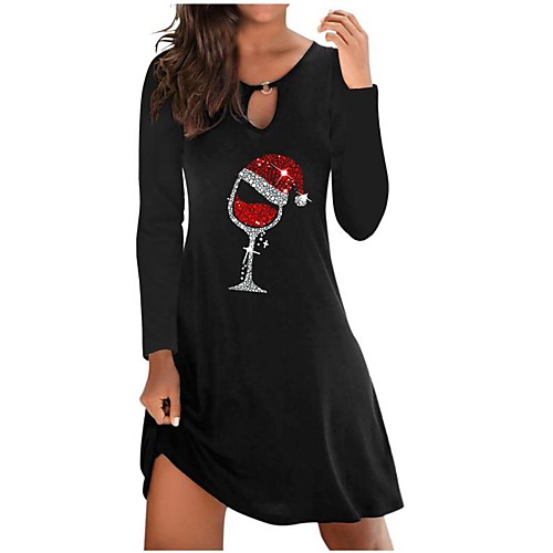 Women's A Line Dress Short Mini Dress Green Black Navy Blue Long Sleeve Print Print Fall Round Neck Casual Christmas 2021 S M L XL XXL 3XL 4XL 5XL
Women's A Line Dress Short Mini Dress Green Black Navy Blue Long Sleeve Print Print Fall Round Neck Casual Christmas 2021 S M L XL XXL 3XL 4XL 5XL