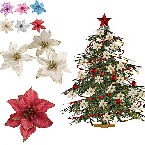 10pcs Christmas Multicolor Flowers Decoration 55inches Christmas Tree Simulation Flower Ornaments Set
10pcs Christmas Multicolor Flowers Decoration 55inches Christmas Tree Simulation Flower Ornaments Set