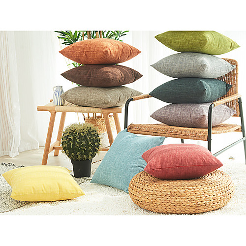 Japanese Korean Style Minimalist Cotton And Linen Texture Plain Color Pillowcase Solid Color Fabric Sofa Cushion Cover
Japanese Korean Style Minimalist Cotton And Linen Texture Plain Color Pillowcase Solid Color Fabric Sofa Cushion Cover