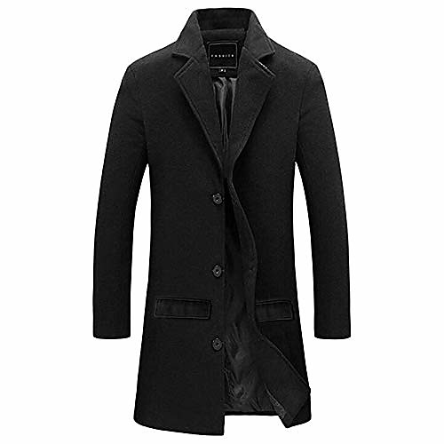 mens trench coat classic slim fit notched collar stylish outwear jacket winter warm casual slim fit smart comfortable overcoat black
mens trench coat classic slim fit notched collar stylish outwear jacket winter warm casual slim fit smart comfortable overcoat black