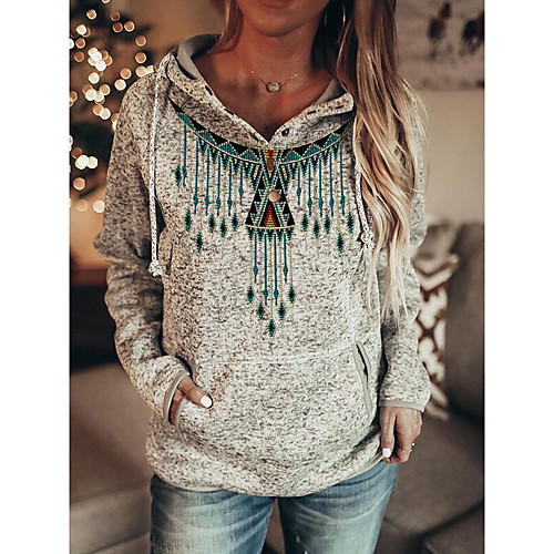 Women's Hoodie Sweatshirt Geometric Tribal Front Pocket Print Daily Sports 3D Print Ethnic Streetwear Hoodies Sweatshirts Green Yellow
Women's Hoodie Sweatshirt Geometric Tribal Front Pocket Print Daily Sports 3D Print Ethnic Streetwear Hoodies Sweatshirts Green Yellow
