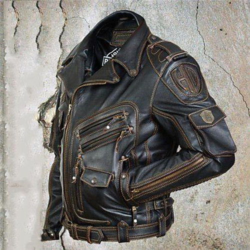 Men's Jacket Casual Faux Leather Motorcycle Street Daily Going out Fall Coat Regular Fit Breathable Sporty Casual Streetwear Jacket Long Sleeve Solid Color Pocket Black
Men's Jacket Casual Faux Leather Motorcycle Street Daily Going out Fall Coat Regular Fit Breathable Sporty Casual Streetwear Jacket Long Sleeve Solid Color Pocket Black