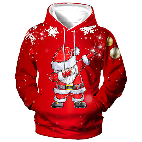 Men's Unisex Pullover Hoodie Sweatshirt Graphic Prints Santa Claus Print Hooded Christmas Daily Sports 3D Print Casual Designer Hoodies Sweatshirts Long Sleeve Red
Men's Unisex Pullover Hoodie Sweatshirt Graphic Prints Santa Claus Print Hooded Christmas Daily Sports 3D Print Casual Designer Hoodies Sweatshirts Long Sleeve Red